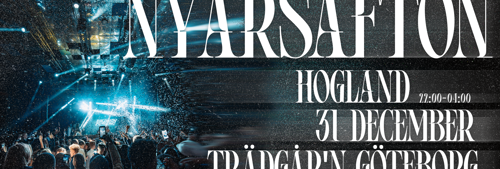 NYÅRSAFTON - 31 DECEMBER - TRÄDGÅR´N