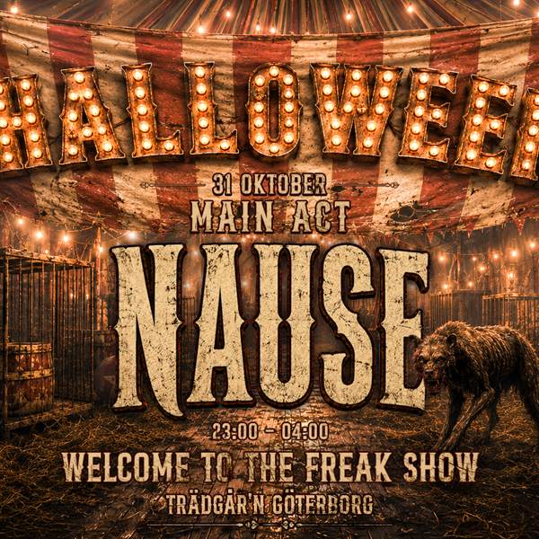 GÖTEBORGS STÖRSTA HALLOWEEN FEST - 31 OKTOBER - TRÄDGÅR'N